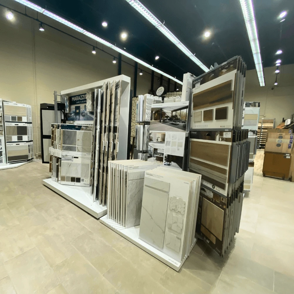 Modern Flooring Showroom Displays 